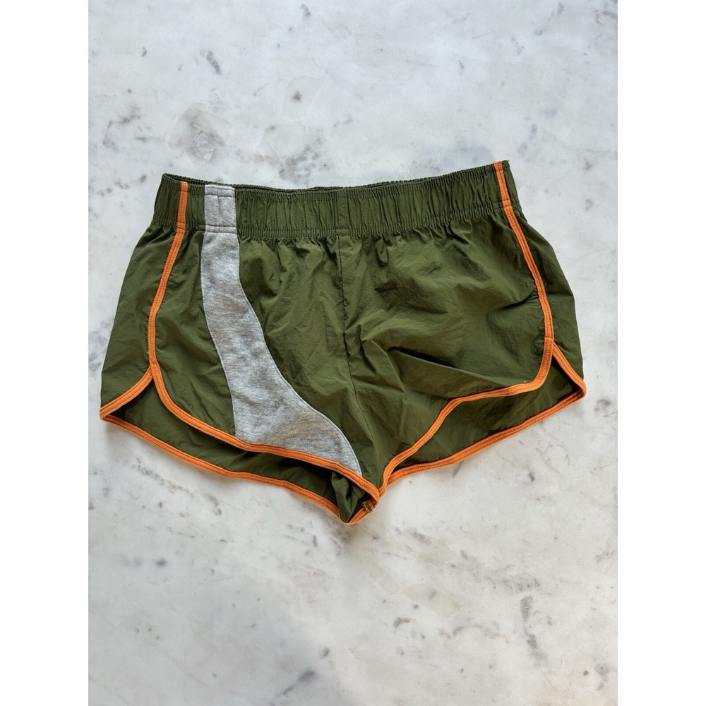 Urban Outfitters Nylon Running Runner Shorts Green Sz. S